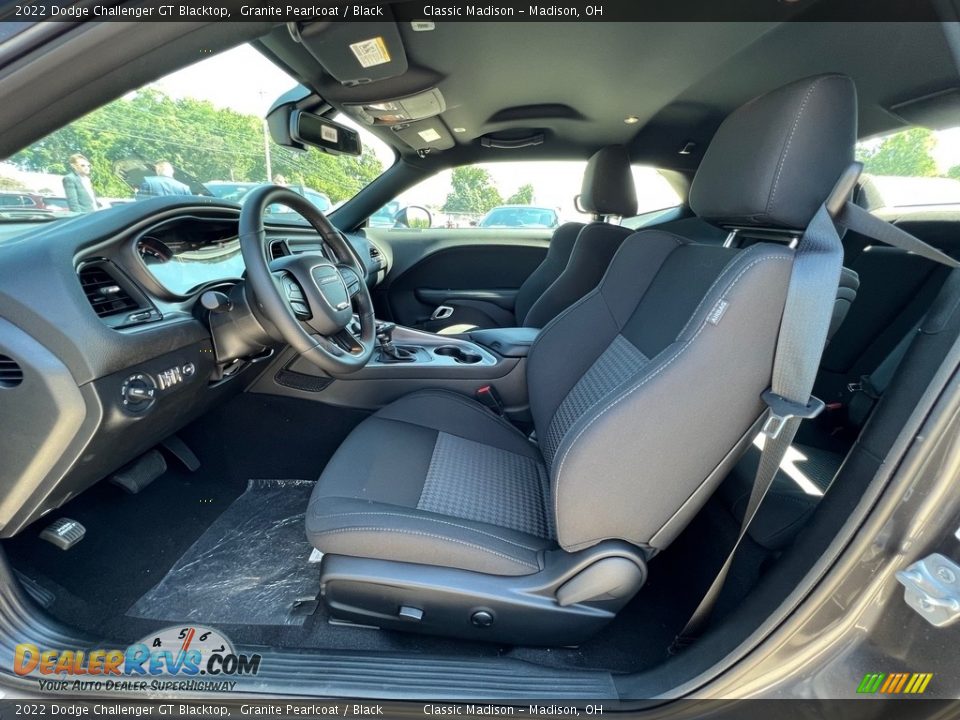 Black Interior - 2022 Dodge Challenger GT Blacktop Photo #2