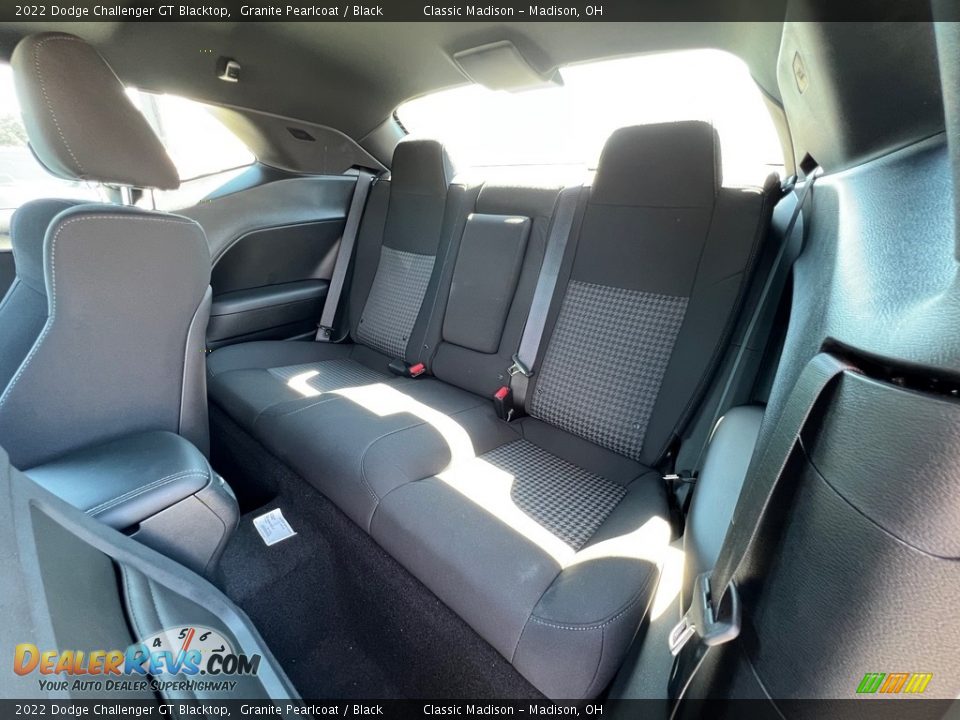 Rear Seat of 2022 Dodge Challenger GT Blacktop Photo #3
