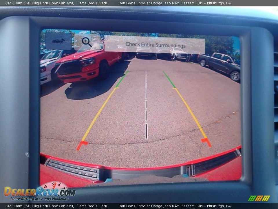2022 Ram 1500 Big Horn Crew Cab 4x4 Flame Red / Black Photo #18