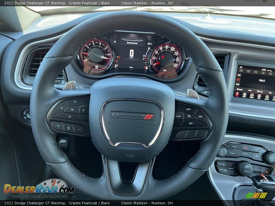 2022 Dodge Challenger GT Blacktop Steering Wheel Photo #5
