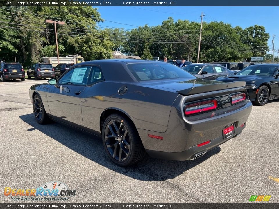 2022 Dodge Challenger GT Blacktop Granite Pearlcoat / Black Photo #9