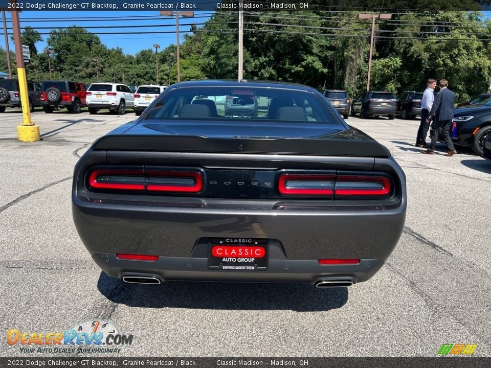 2022 Dodge Challenger GT Blacktop Granite Pearlcoat / Black Photo #10