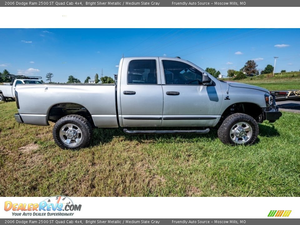 2006 Dodge Ram 2500 ST Quad Cab 4x4 Bright Silver Metallic / Medium Slate Gray Photo #3