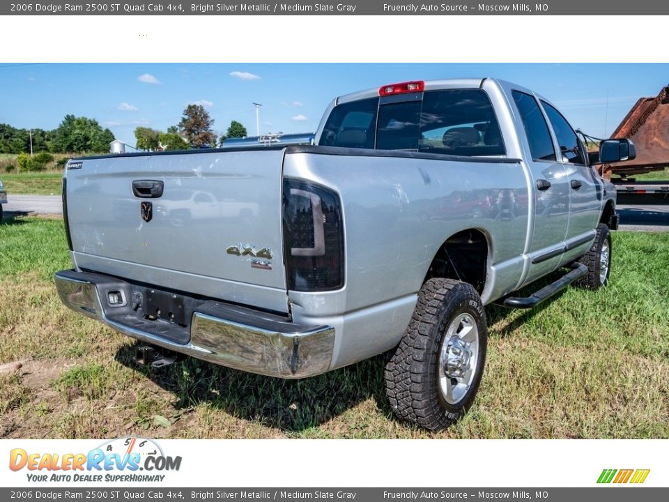 2006 Dodge Ram 2500 ST Quad Cab 4x4 Bright Silver Metallic / Medium Slate Gray Photo #4