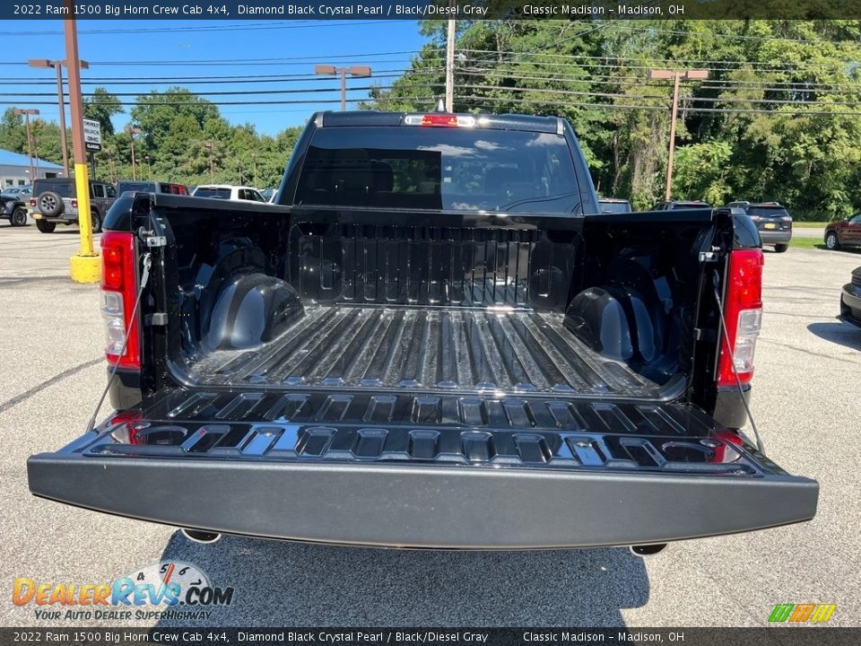 2022 Ram 1500 Big Horn Crew Cab 4x4 Diamond Black Crystal Pearl / Black/Diesel Gray Photo #11