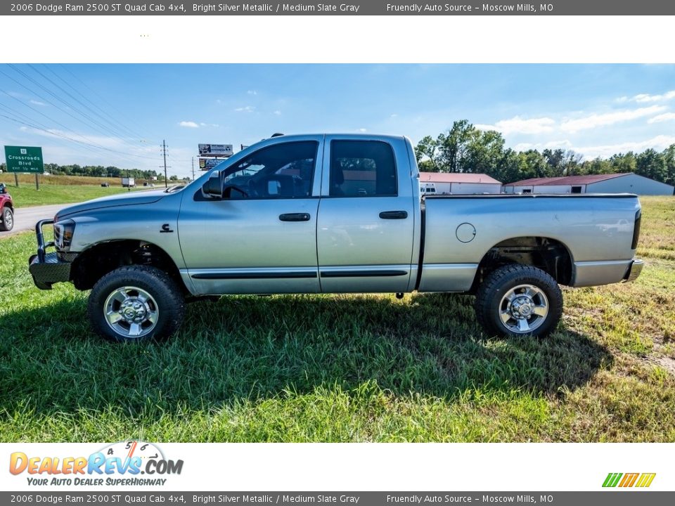 2006 Dodge Ram 2500 ST Quad Cab 4x4 Bright Silver Metallic / Medium Slate Gray Photo #7