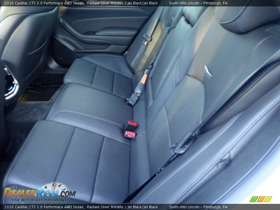 Rear Seat of 2016 Cadillac CTS 3.6 Performace AWD Sedan Photo #17