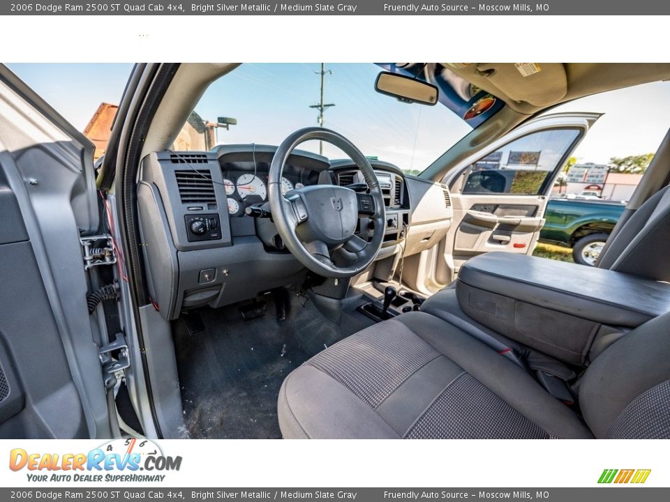 2006 Dodge Ram 2500 ST Quad Cab 4x4 Bright Silver Metallic / Medium Slate Gray Photo #19