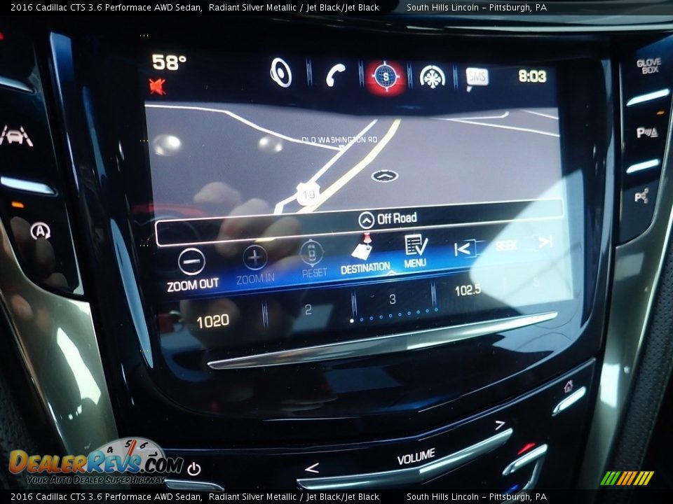 Navigation of 2016 Cadillac CTS 3.6 Performace AWD Sedan Photo #21