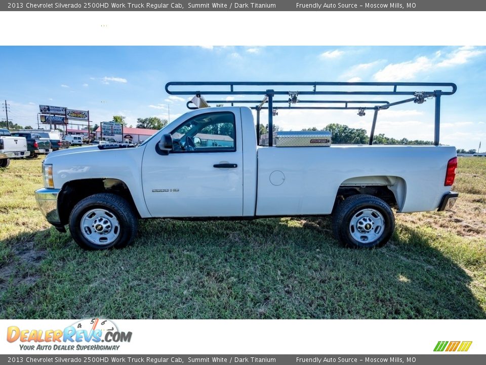 2013 Chevrolet Silverado 2500HD Work Truck Regular Cab Summit White / Dark Titanium Photo #8