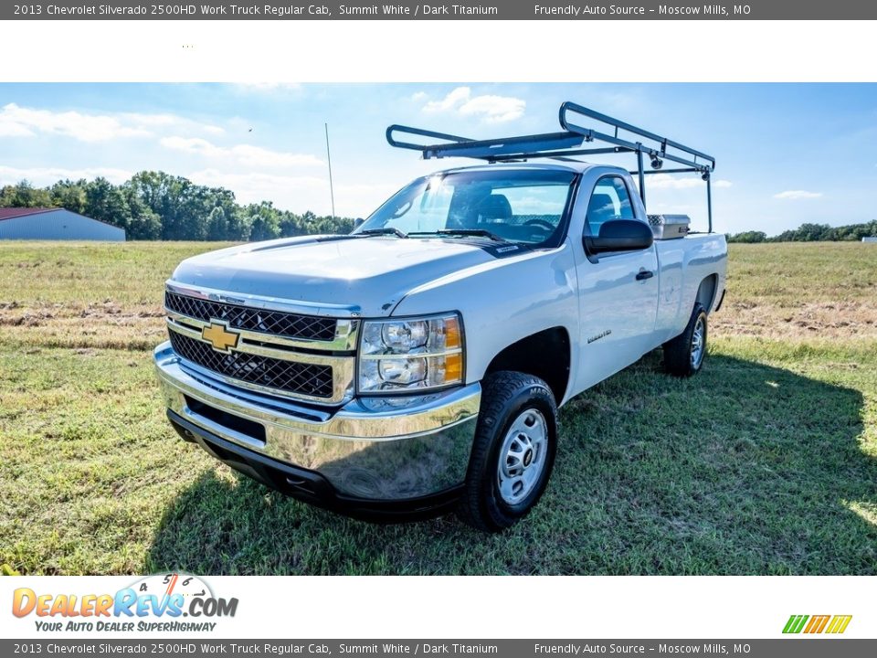 2013 Chevrolet Silverado 2500HD Work Truck Regular Cab Summit White / Dark Titanium Photo #9