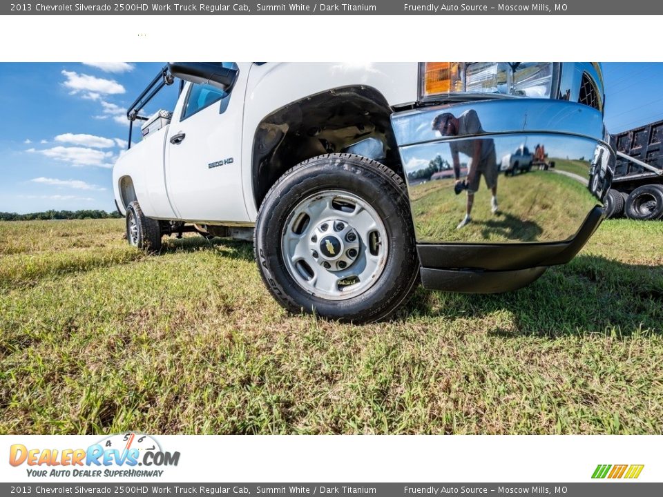 2013 Chevrolet Silverado 2500HD Work Truck Regular Cab Summit White / Dark Titanium Photo #11