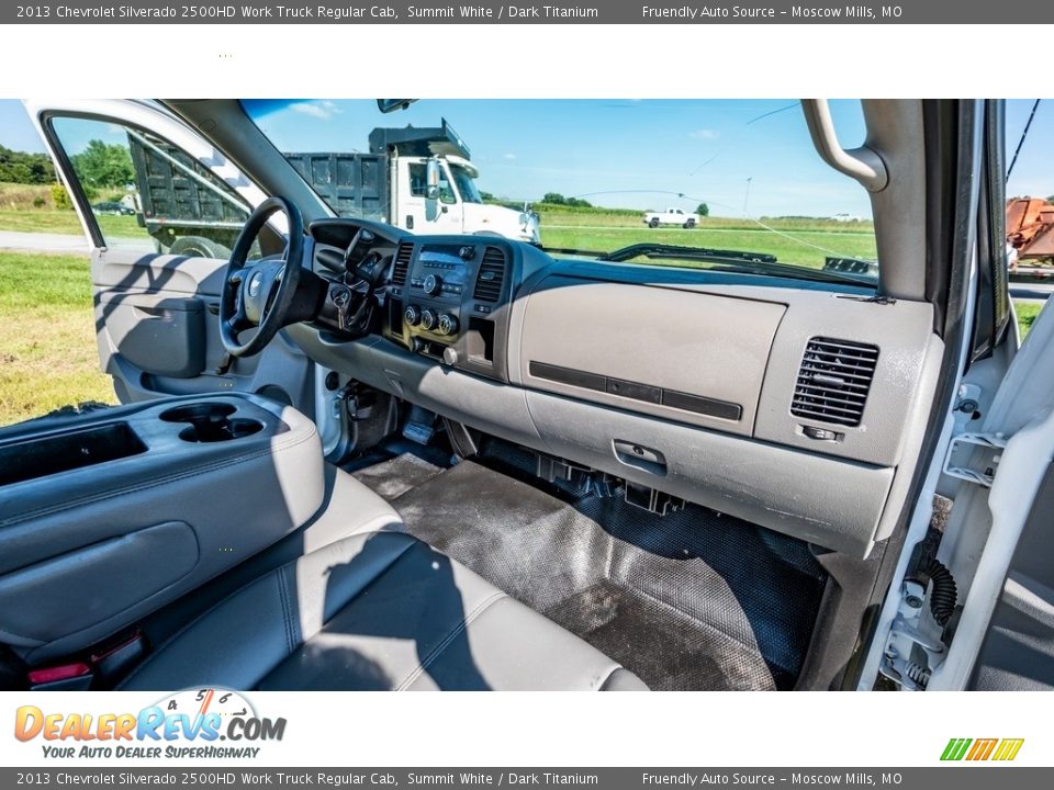 2013 Chevrolet Silverado 2500HD Work Truck Regular Cab Summit White / Dark Titanium Photo #13