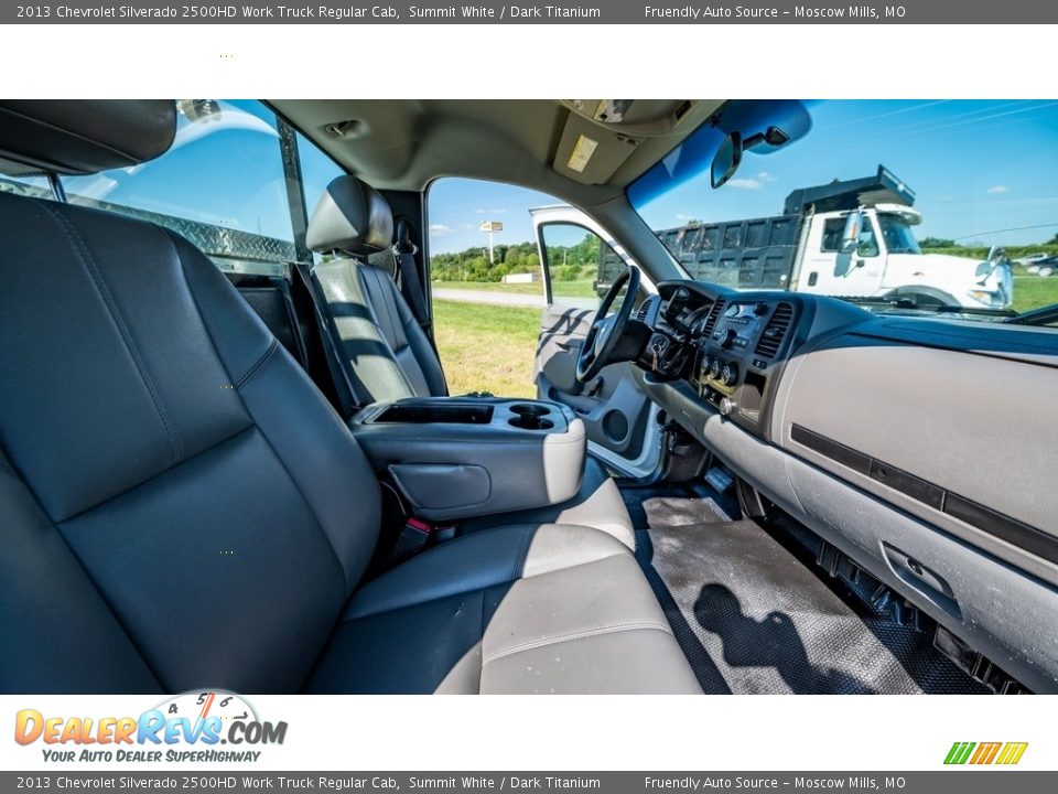 2013 Chevrolet Silverado 2500HD Work Truck Regular Cab Summit White / Dark Titanium Photo #14