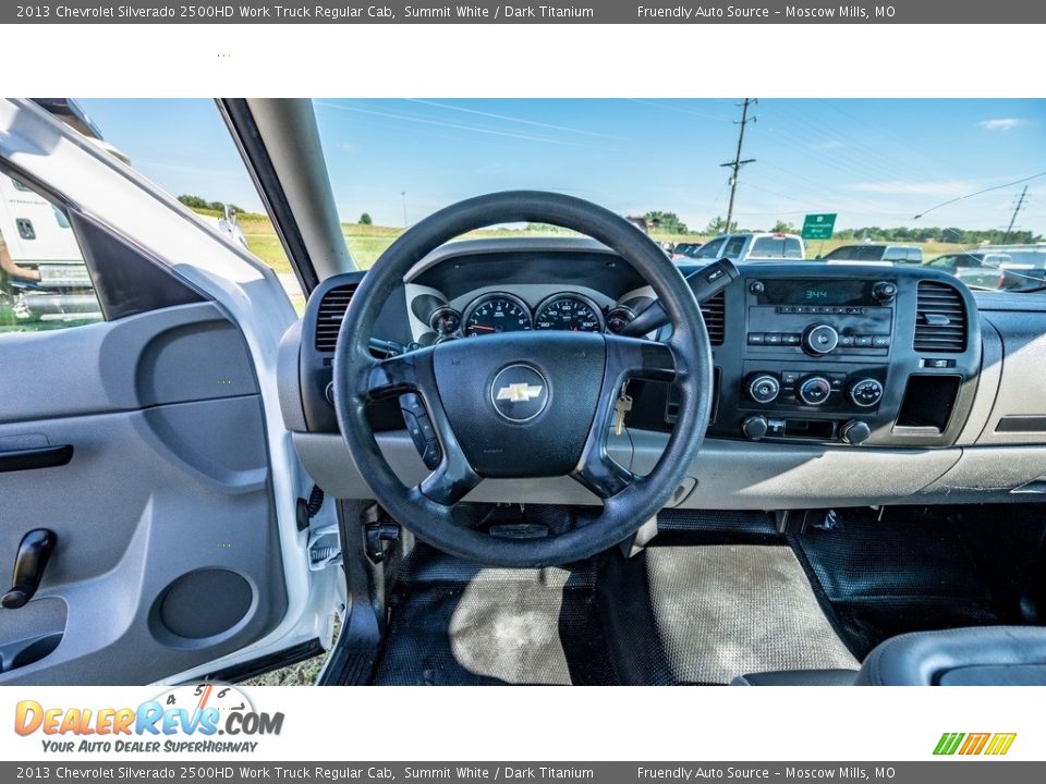 2013 Chevrolet Silverado 2500HD Work Truck Regular Cab Summit White / Dark Titanium Photo #17