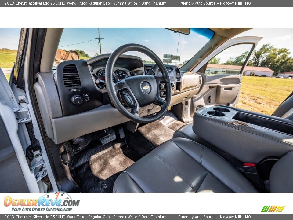 2013 Chevrolet Silverado 2500HD Work Truck Regular Cab Summit White / Dark Titanium Photo #19