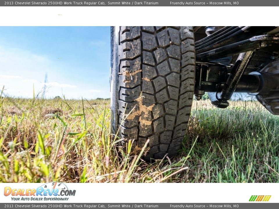 2013 Chevrolet Silverado 2500HD Work Truck Regular Cab Summit White / Dark Titanium Photo #24