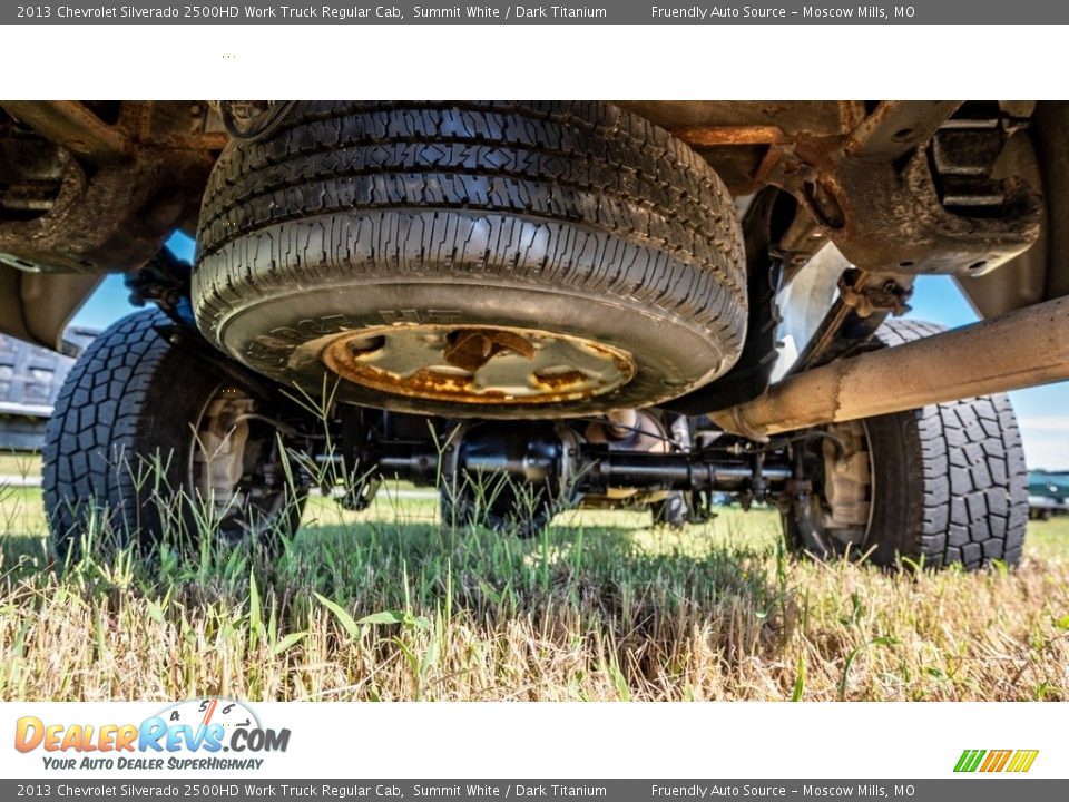 2013 Chevrolet Silverado 2500HD Work Truck Regular Cab Summit White / Dark Titanium Photo #25