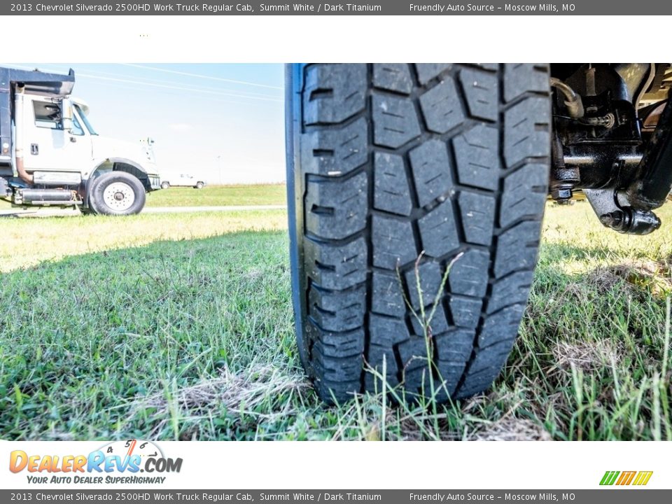 2013 Chevrolet Silverado 2500HD Work Truck Regular Cab Summit White / Dark Titanium Photo #26