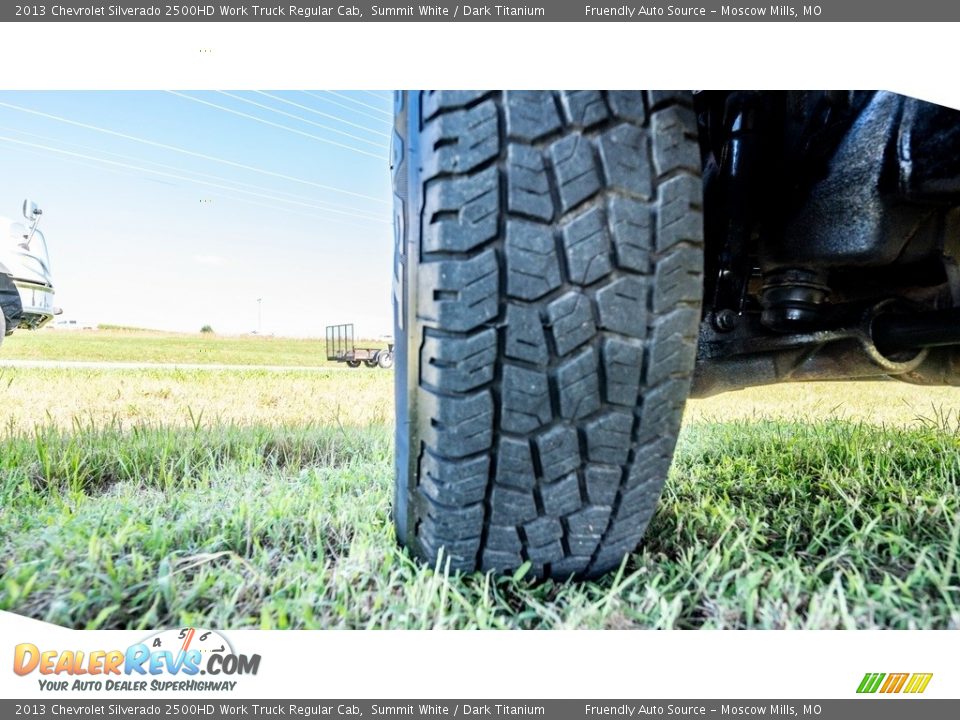 2013 Chevrolet Silverado 2500HD Work Truck Regular Cab Summit White / Dark Titanium Photo #27