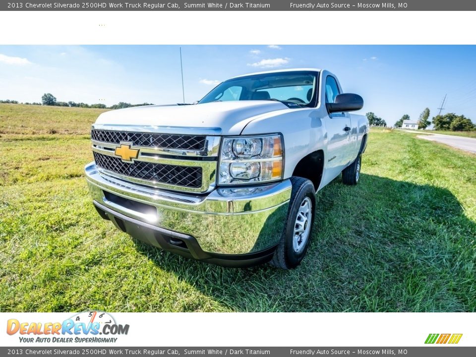 2013 Chevrolet Silverado 2500HD Work Truck Regular Cab Summit White / Dark Titanium Photo #7