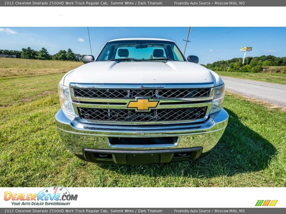 2013 Chevrolet Silverado 2500HD Work Truck Regular Cab Summit White / Dark Titanium Photo #8