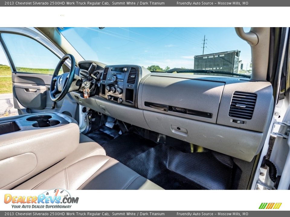 2013 Chevrolet Silverado 2500HD Work Truck Regular Cab Summit White / Dark Titanium Photo #12