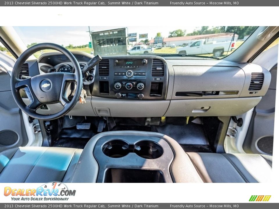 2013 Chevrolet Silverado 2500HD Work Truck Regular Cab Summit White / Dark Titanium Photo #15