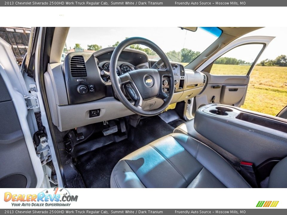 2013 Chevrolet Silverado 2500HD Work Truck Regular Cab Summit White / Dark Titanium Photo #16