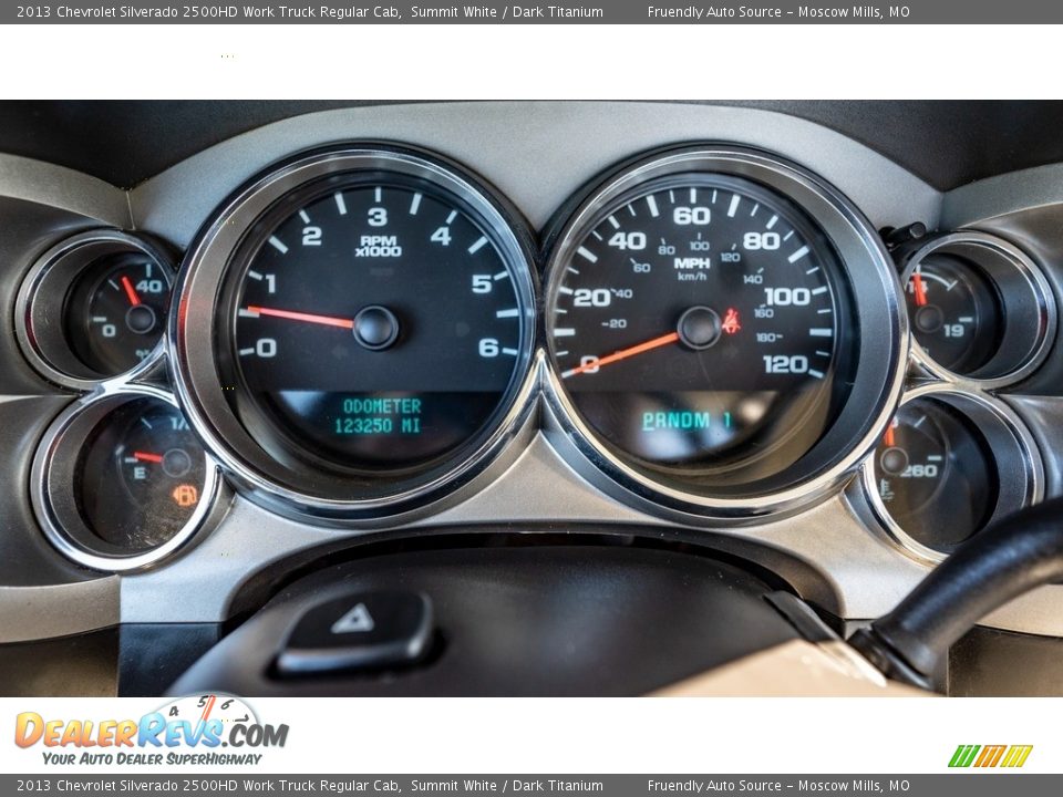 2013 Chevrolet Silverado 2500HD Work Truck Regular Cab Summit White / Dark Titanium Photo #17