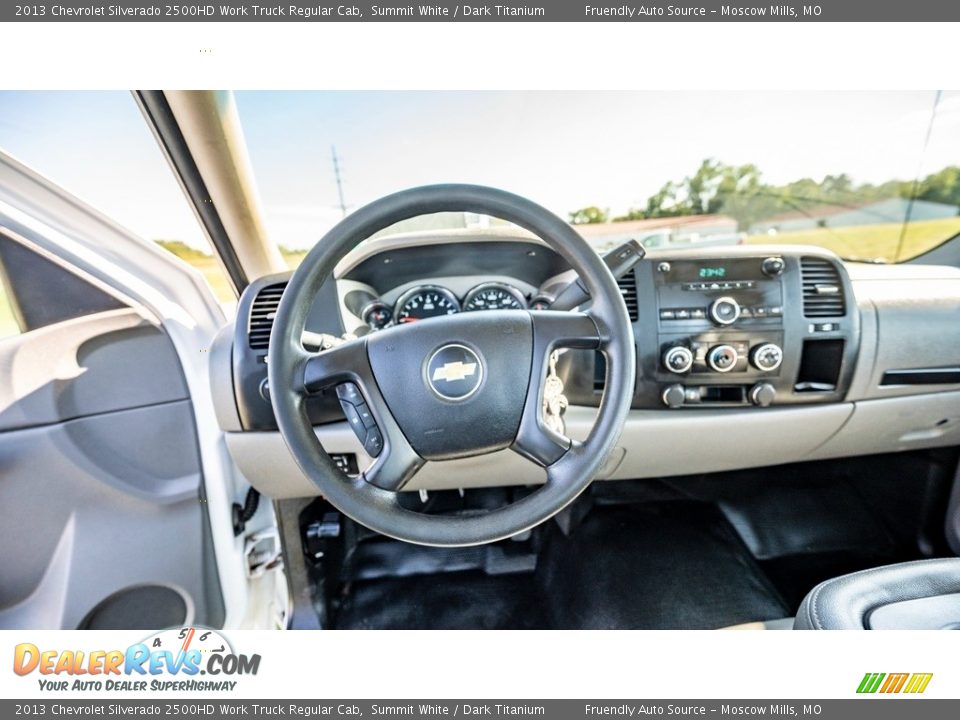 2013 Chevrolet Silverado 2500HD Work Truck Regular Cab Summit White / Dark Titanium Photo #19