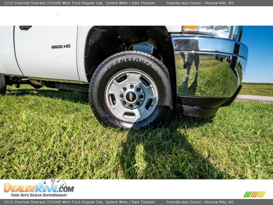 2013 Chevrolet Silverado 2500HD Work Truck Regular Cab Summit White / Dark Titanium Photo #20