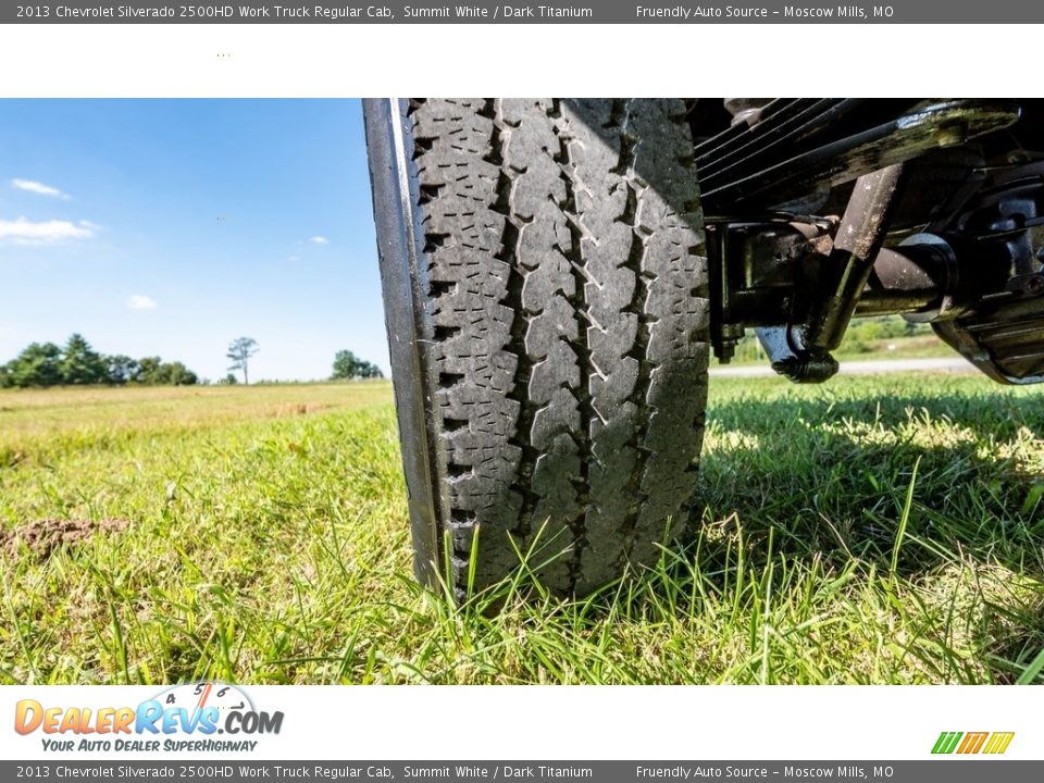 2013 Chevrolet Silverado 2500HD Work Truck Regular Cab Summit White / Dark Titanium Photo #22