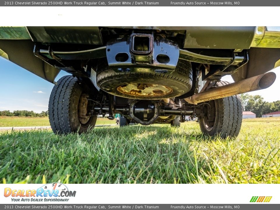 2013 Chevrolet Silverado 2500HD Work Truck Regular Cab Summit White / Dark Titanium Photo #23