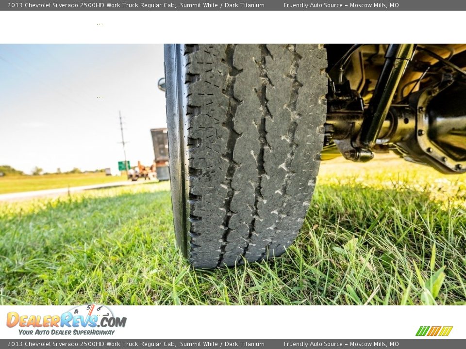 2013 Chevrolet Silverado 2500HD Work Truck Regular Cab Summit White / Dark Titanium Photo #24