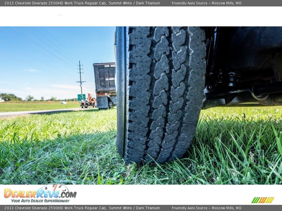 2013 Chevrolet Silverado 2500HD Work Truck Regular Cab Summit White / Dark Titanium Photo #25