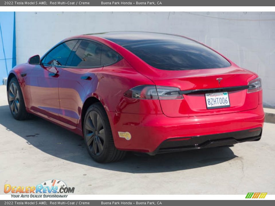 Red Multi-Coat 2022 Tesla Model S AWD Photo #2