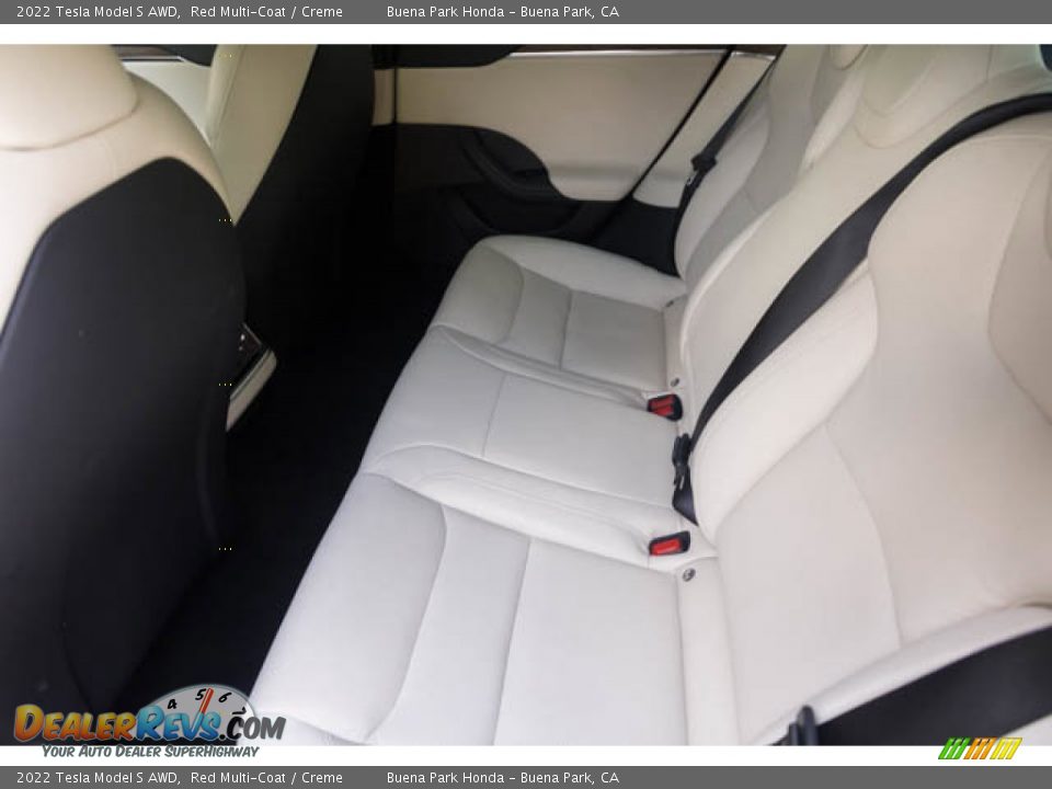 Rear Seat of 2022 Tesla Model S AWD Photo #4