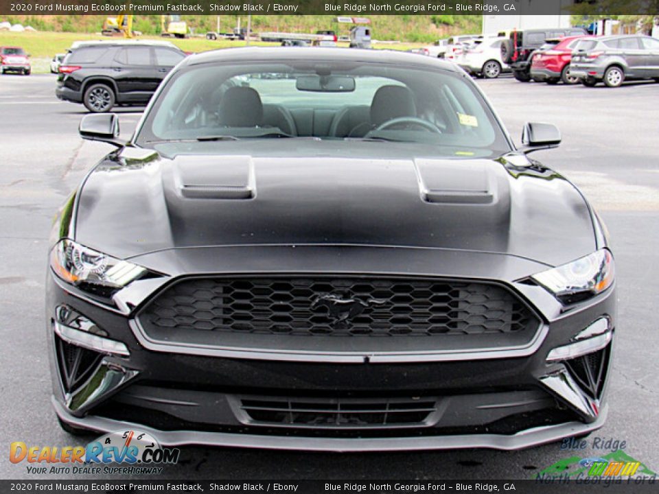 2020 Ford Mustang EcoBoost Premium Fastback Shadow Black / Ebony Photo #8