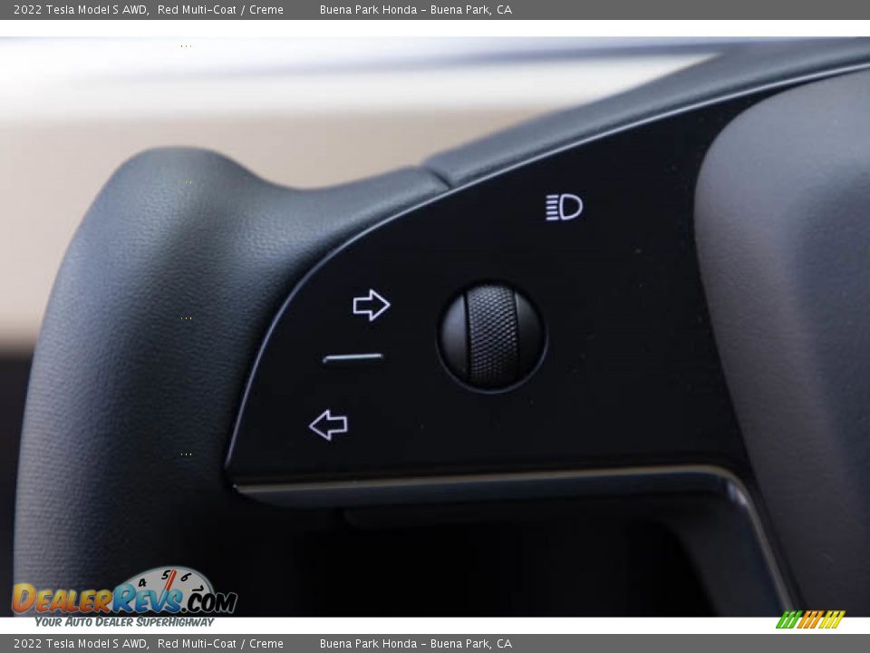2022 Tesla Model S AWD Steering Wheel Photo #14