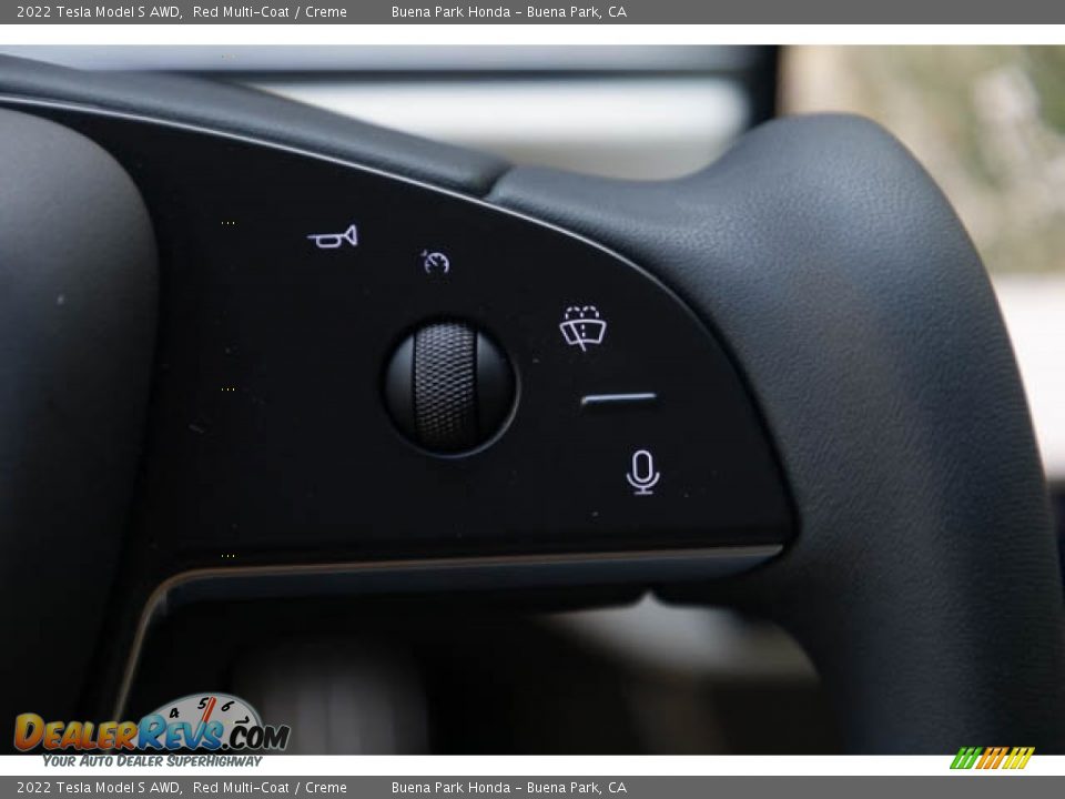 2022 Tesla Model S AWD Steering Wheel Photo #15