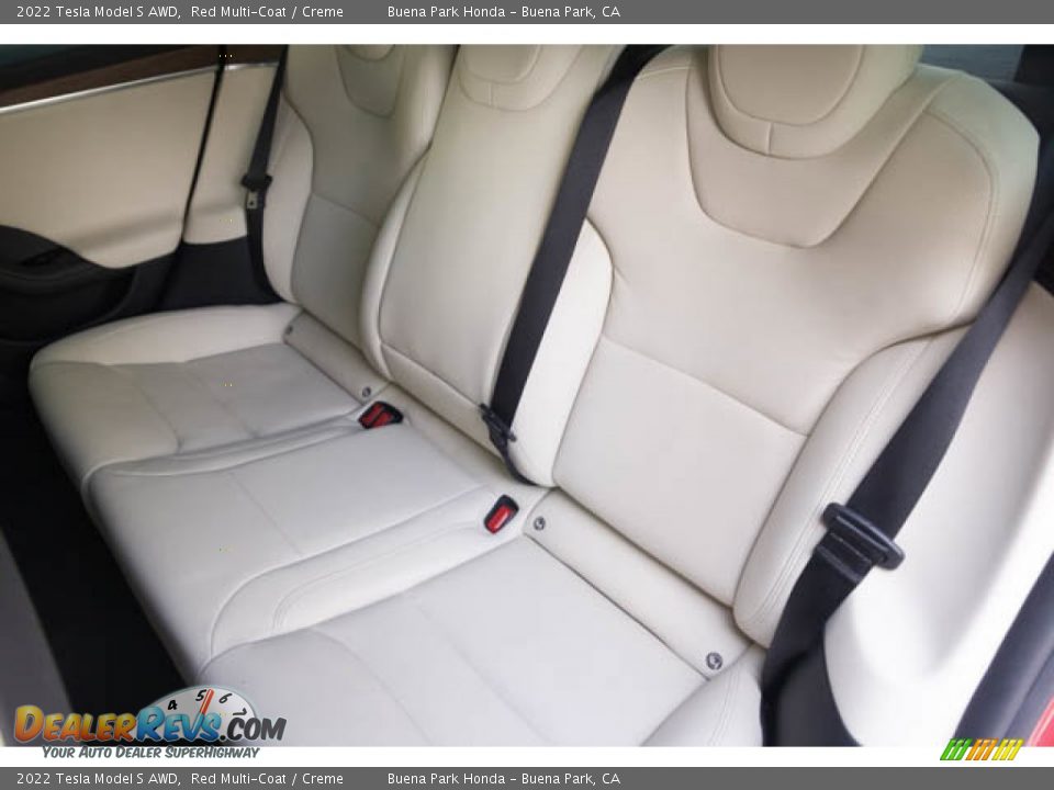 Rear Seat of 2022 Tesla Model S AWD Photo #18