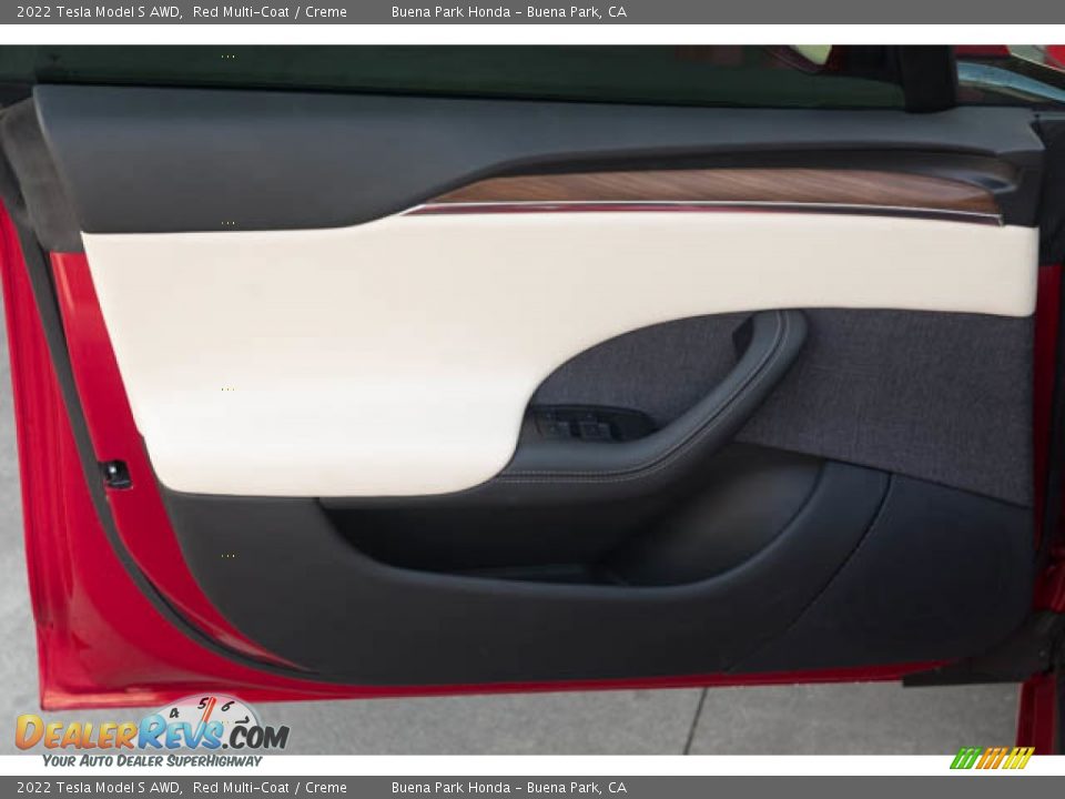 Door Panel of 2022 Tesla Model S AWD Photo #30