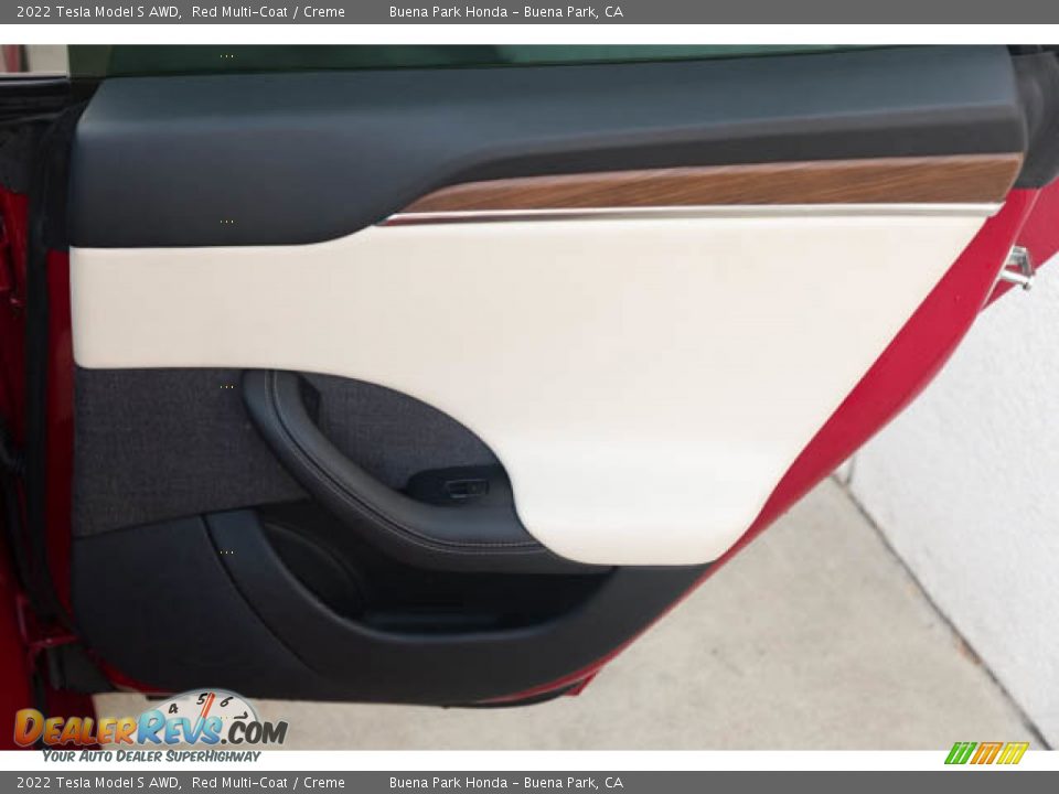 Door Panel of 2022 Tesla Model S AWD Photo #33