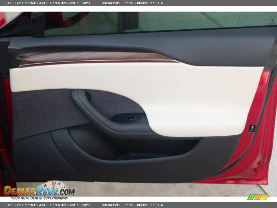 Door Panel of 2022 Tesla Model S AWD Photo #34