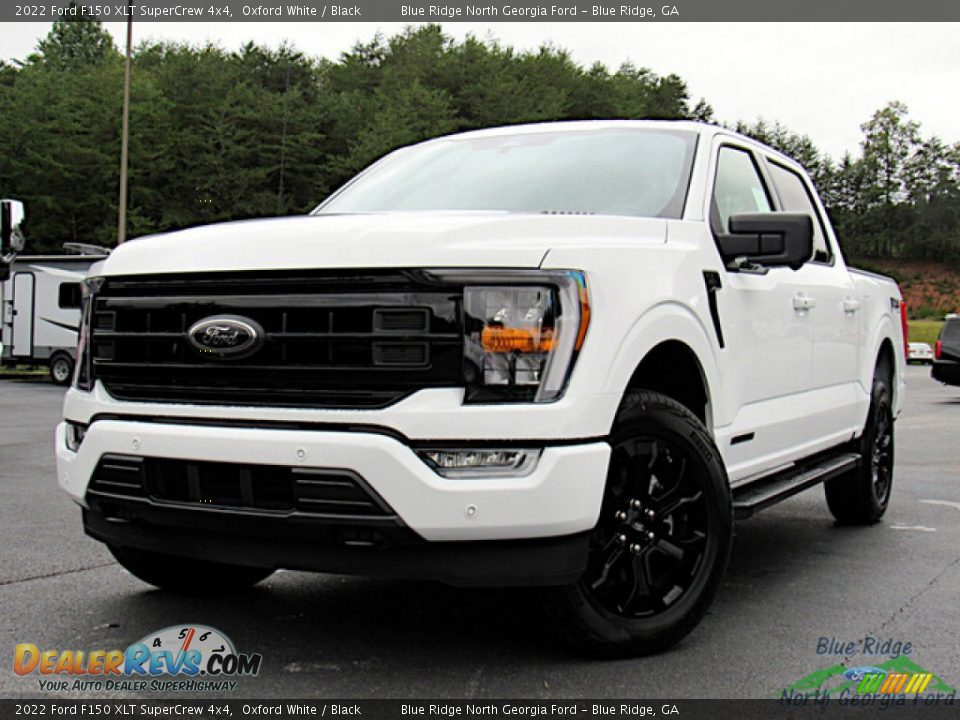 2022 Ford F150 XLT SuperCrew 4x4 Oxford White / Black Photo #1