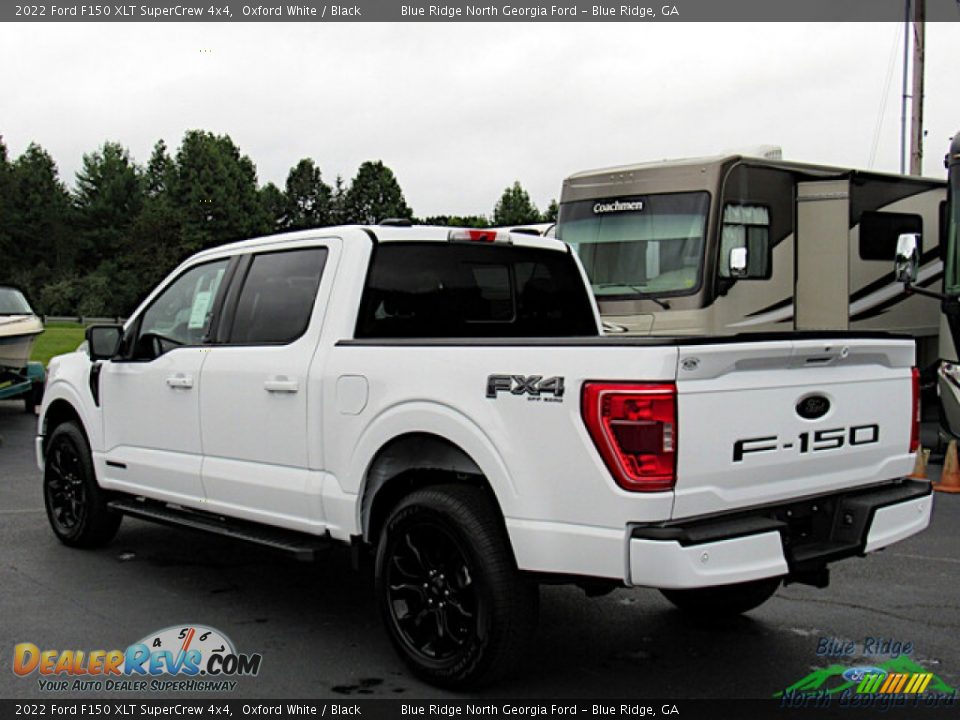 2022 Ford F150 XLT SuperCrew 4x4 Oxford White / Black Photo #3