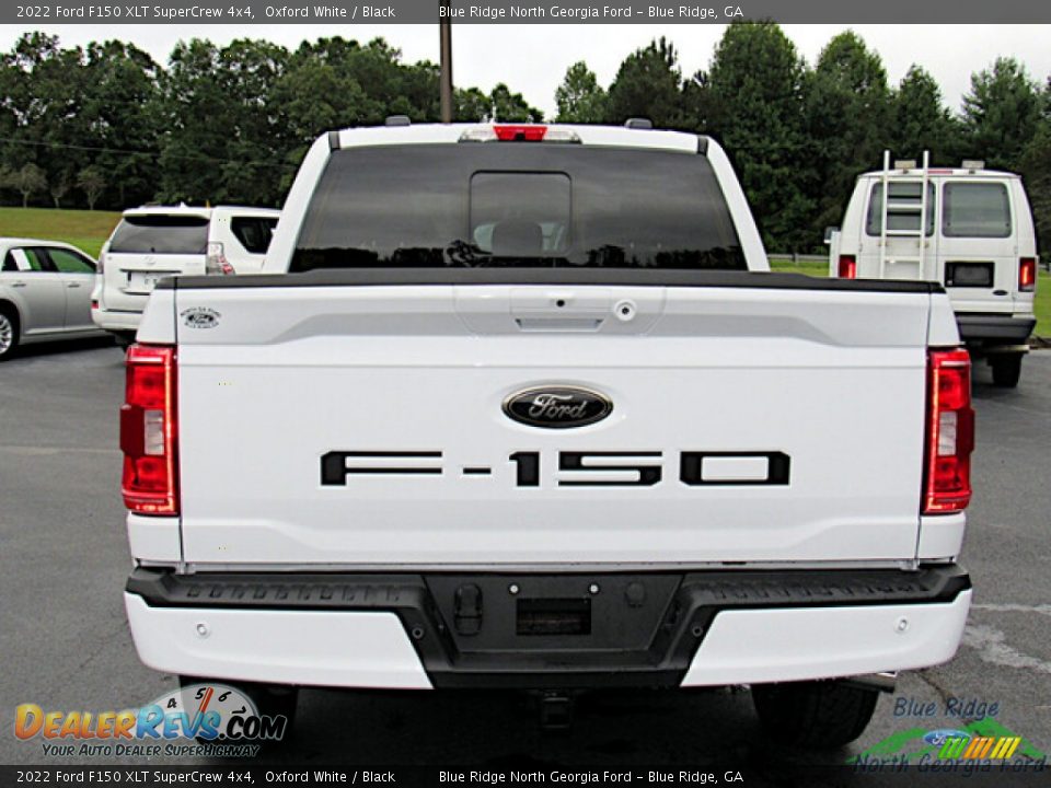 2022 Ford F150 XLT SuperCrew 4x4 Oxford White / Black Photo #4