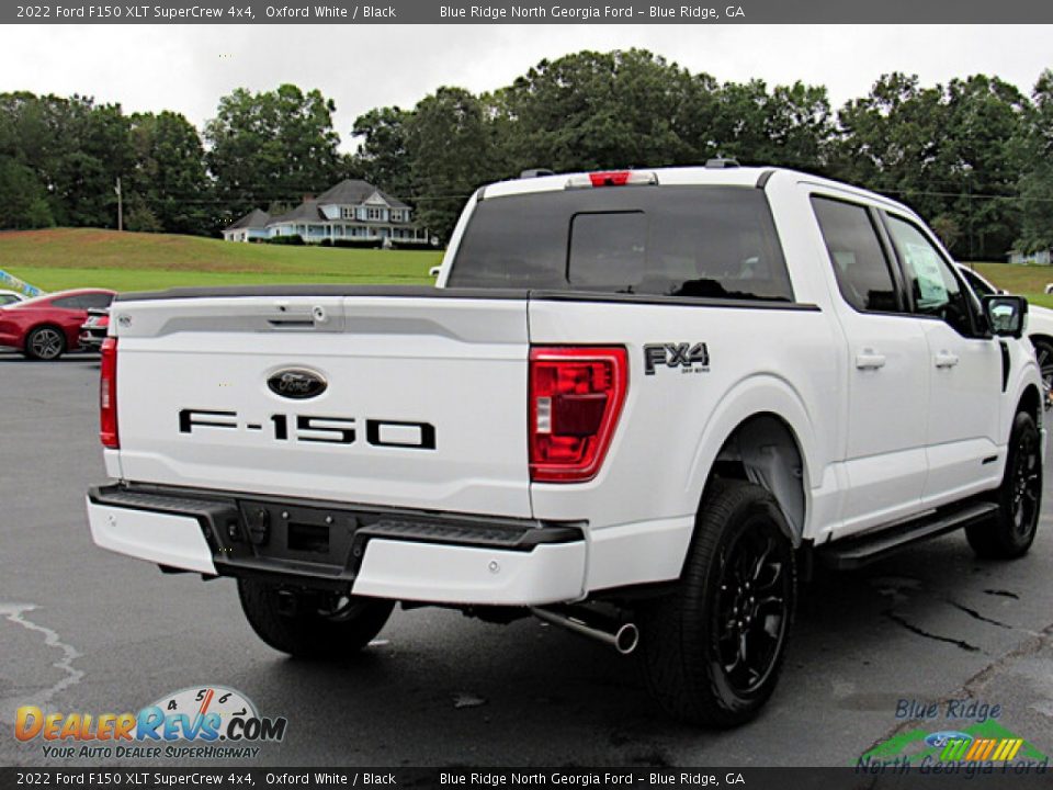 2022 Ford F150 XLT SuperCrew 4x4 Oxford White / Black Photo #5