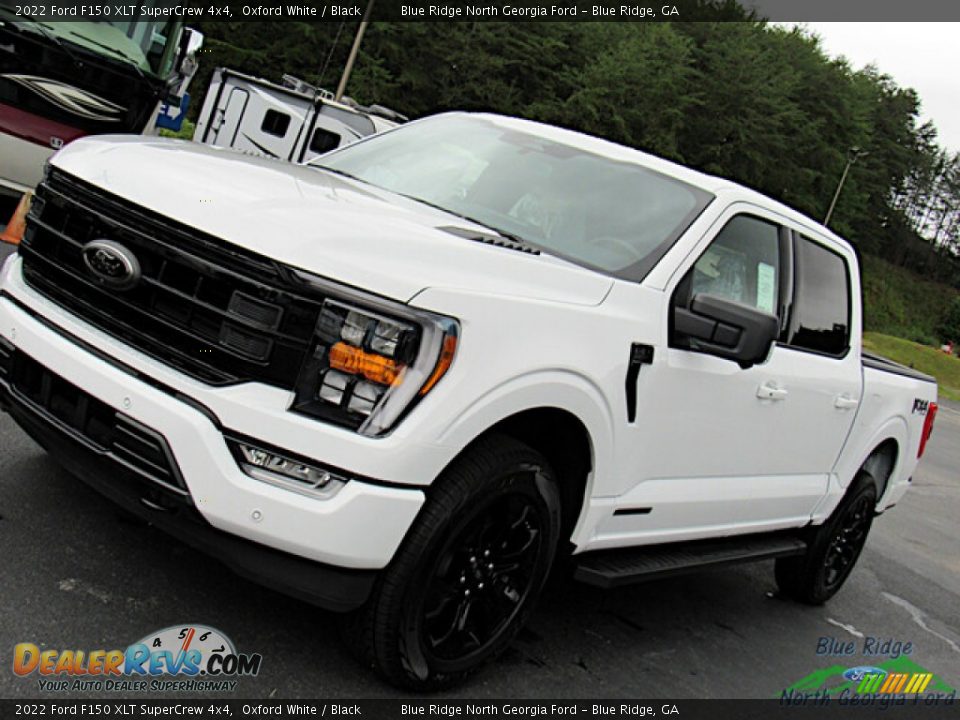 2022 Ford F150 XLT SuperCrew 4x4 Oxford White / Black Photo #27